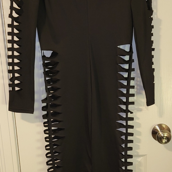 Sexy Black Cut Out Dress (NWOT) - Picture 4 of 5